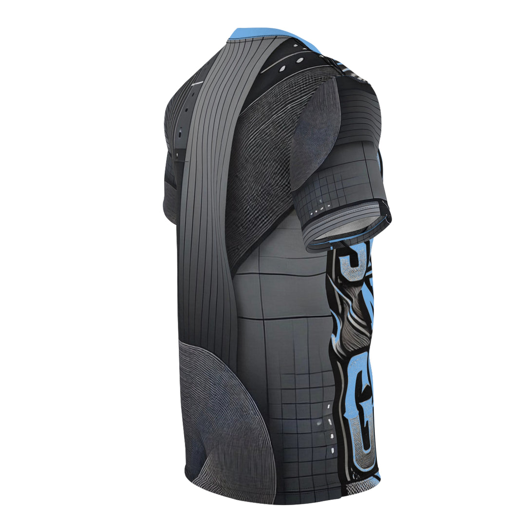 Relentless Drive Tee – Get Up, Show Up, Never Give Up (Light Blue)