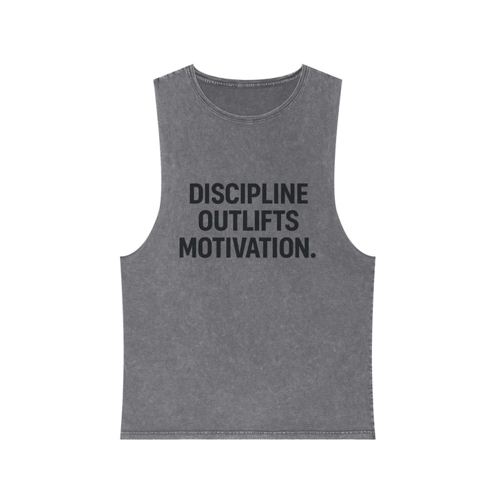 Discipline Outlifts Motivation muscle tank