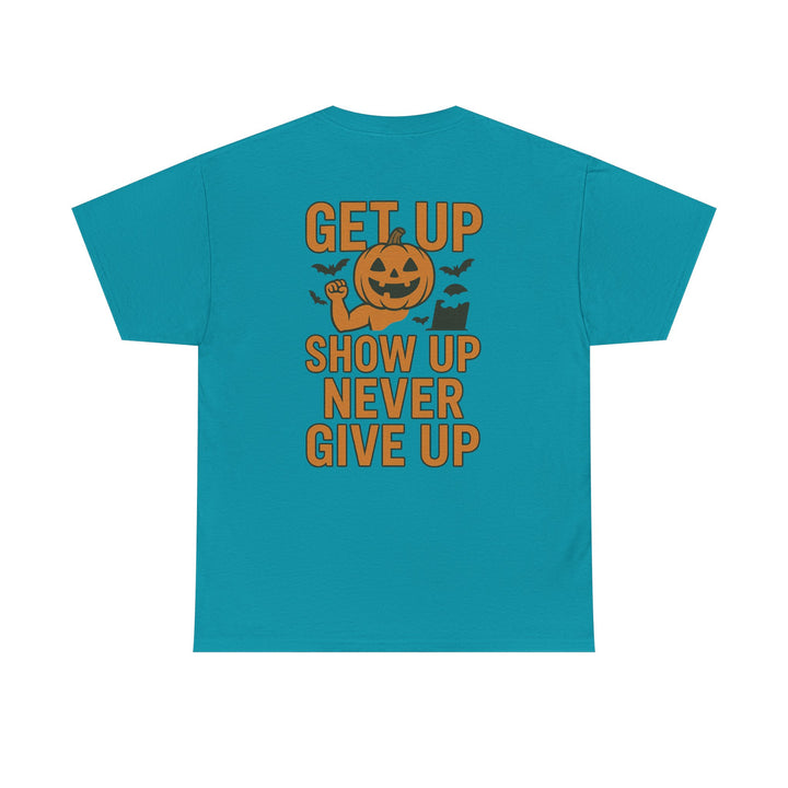 Trick or Sweat. Halloween Unisex Heavy Cotton Tee
