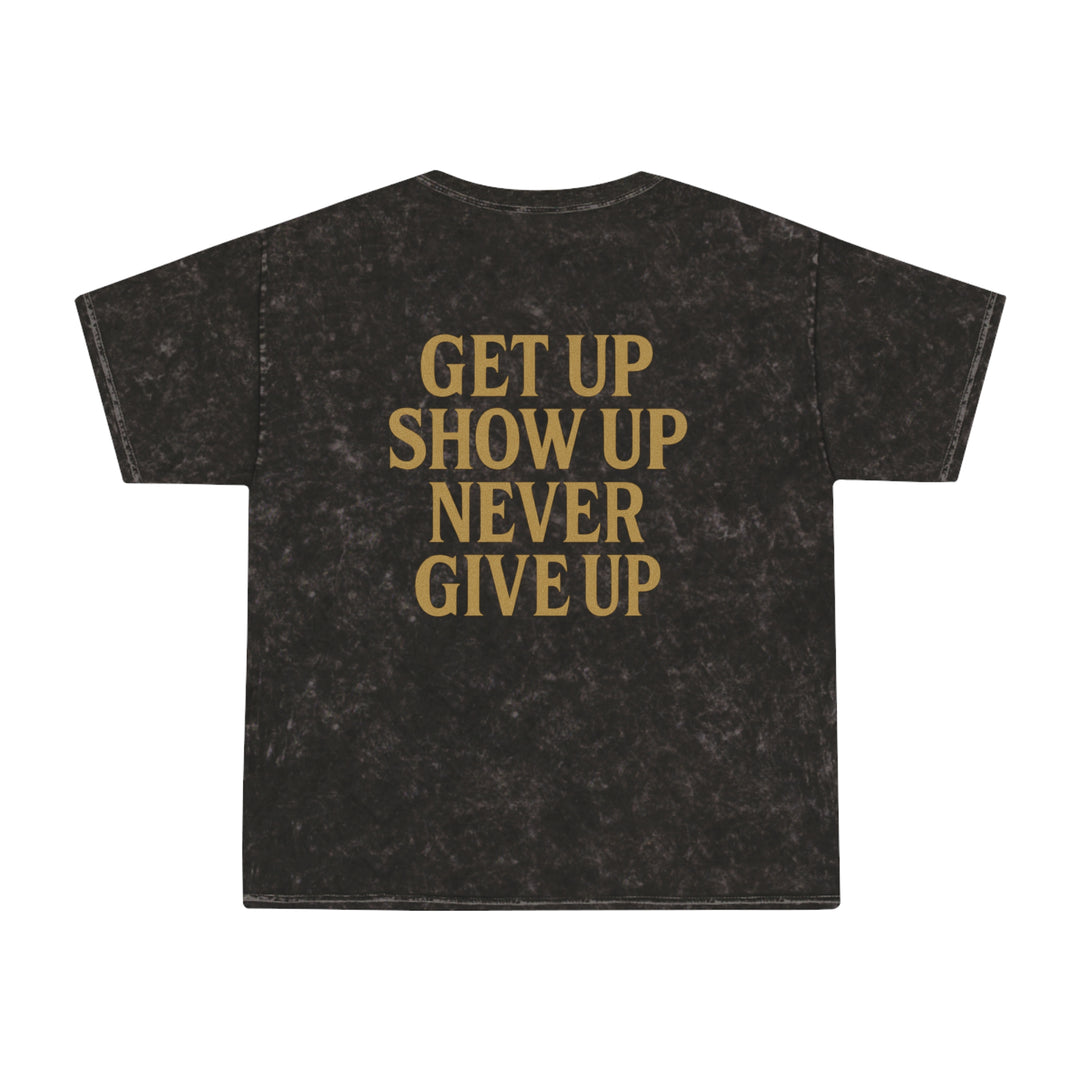 Pressure Builds Power. Unisex Vintage Mineral Wash Tee