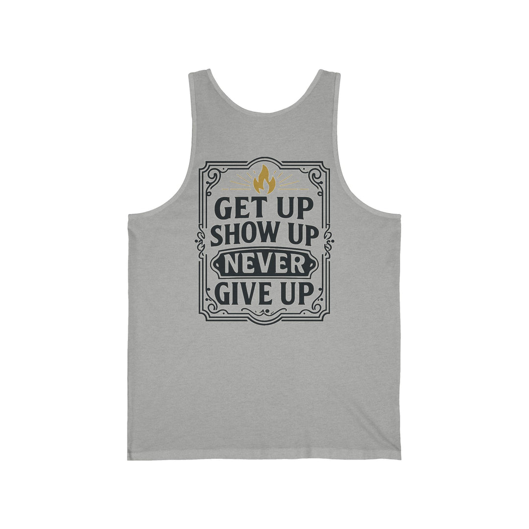 Discipline outlives motivation muscle tank