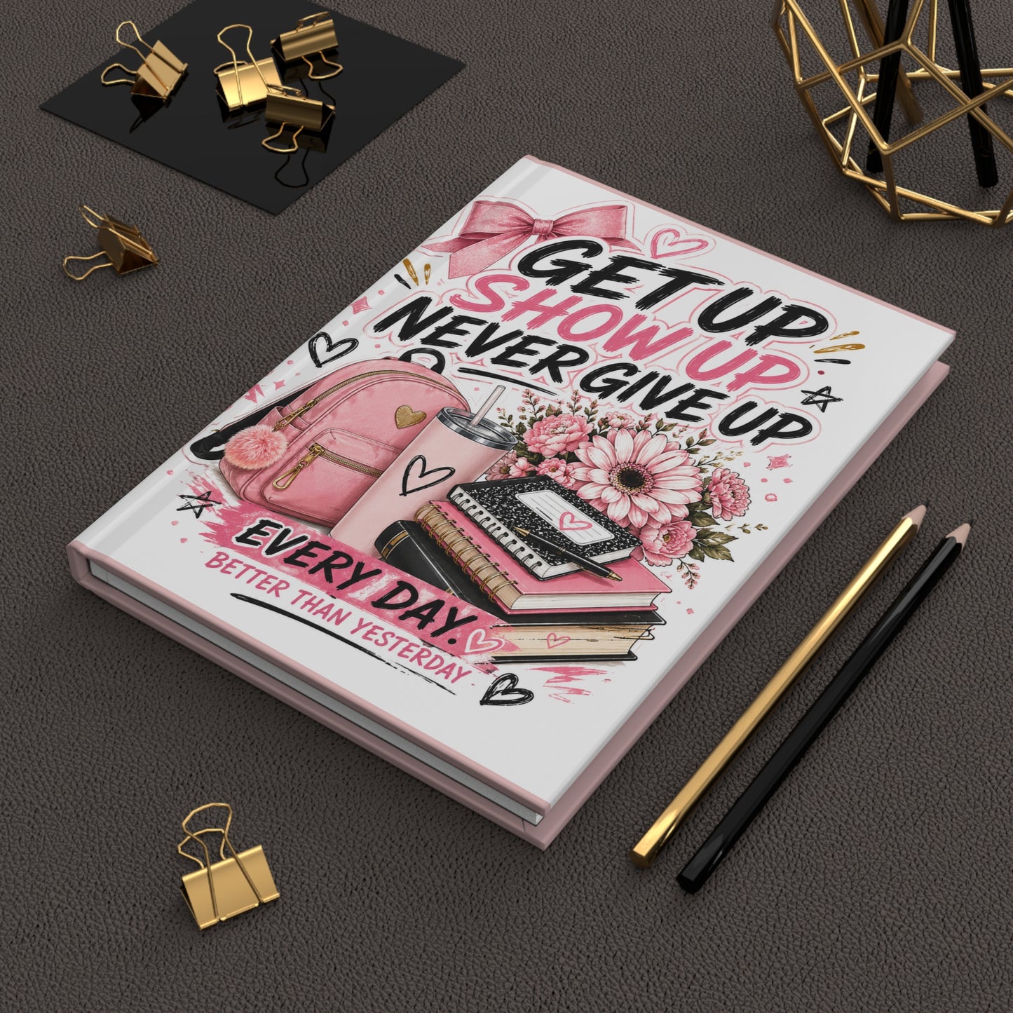 Hardcover Journal Matte Back to School