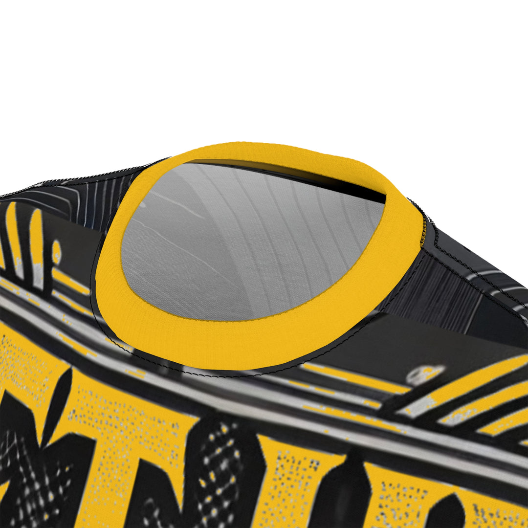 Relentless Drive Tee – Get Up, Show Up, Never Give Up (Yellow)