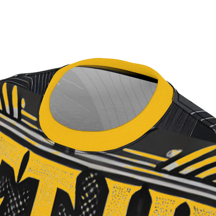 Relentless Drive Tee – Get Up, Show Up, Never Give Up (Yellow)