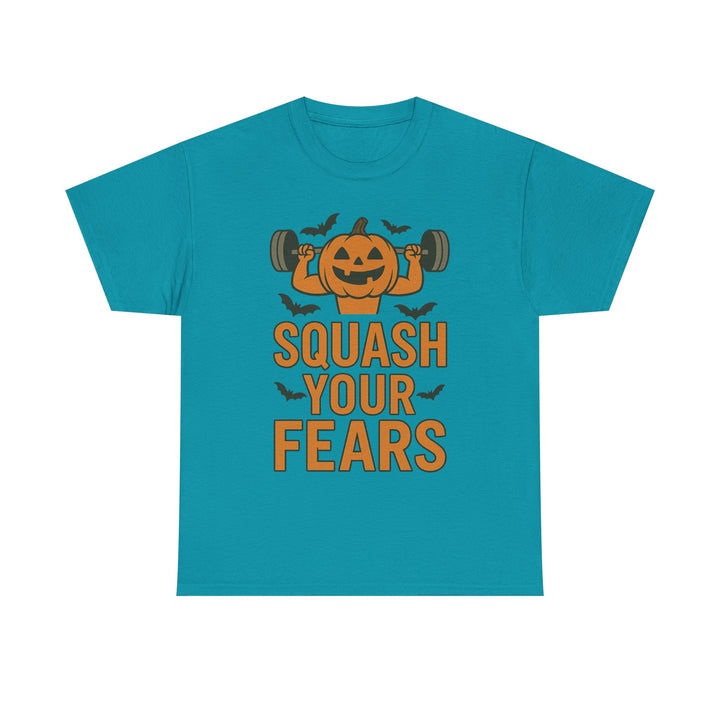Squash Your Fears. Halloween Unisex Heavy Cotton Tee