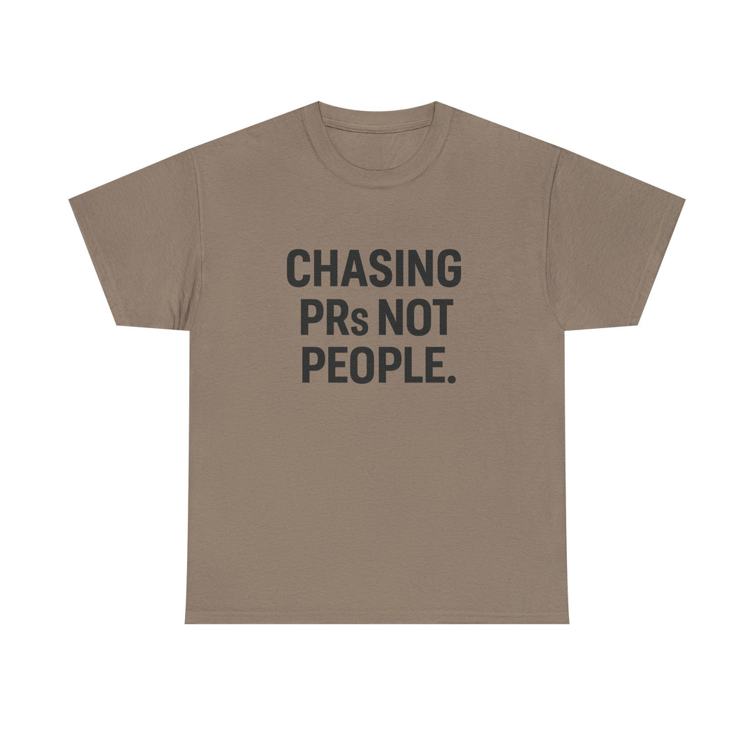 Chasing PRs Not People Unisex Heavy Cotton Tee