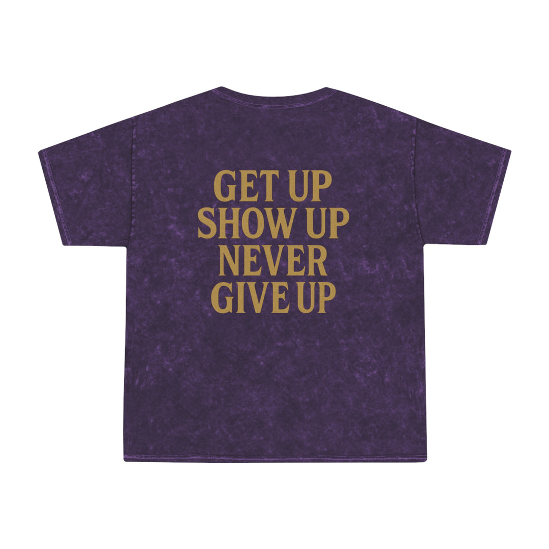 Rise When it Hurts. Unisex Vintage Mineral Wash Tee