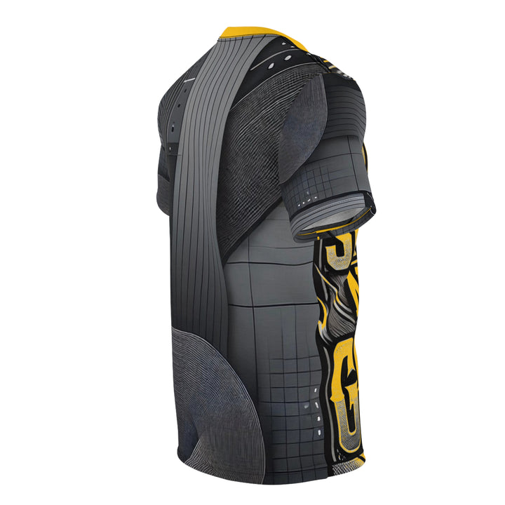 Relentless Drive Tee – Get Up, Show Up, Never Give Up (Yellow)