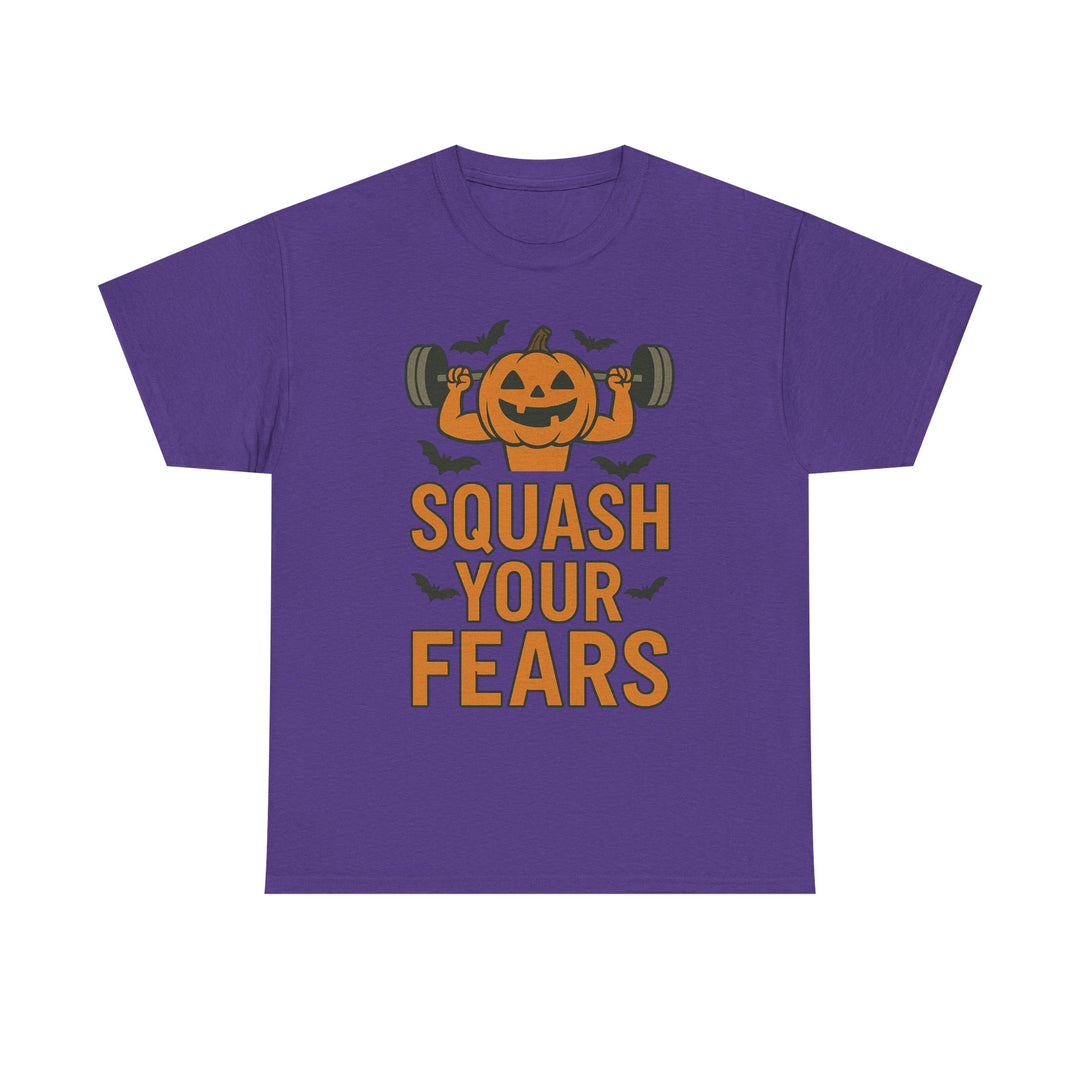 Squash Your Fears. Halloween Unisex Heavy Cotton Tee