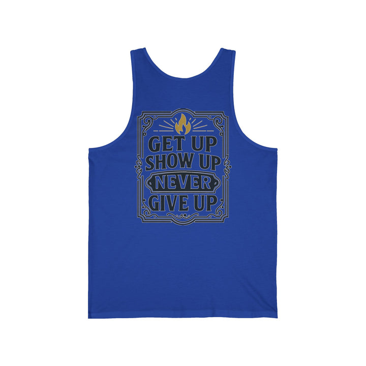 Discipline outlives motivation muscle tank