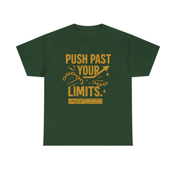 Push Past Your Limits. Unisex Heavy Cotton Tee