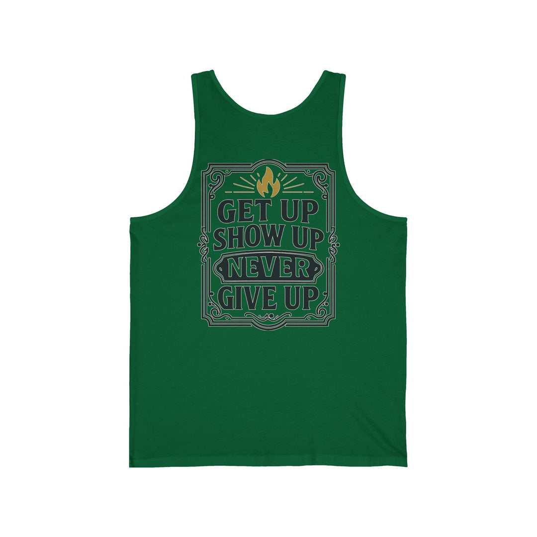 Discipline outlives motivation muscle tank