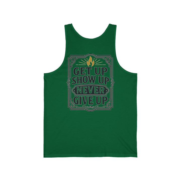 Discipline outlives motivation muscle tank