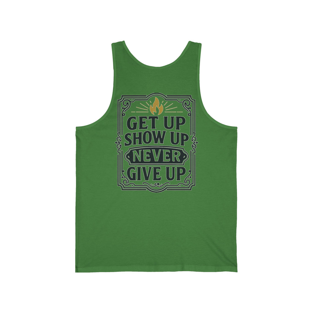 Discipline outlives motivation muscle tank