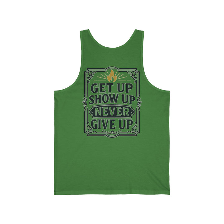 Discipline outlives motivation muscle tank