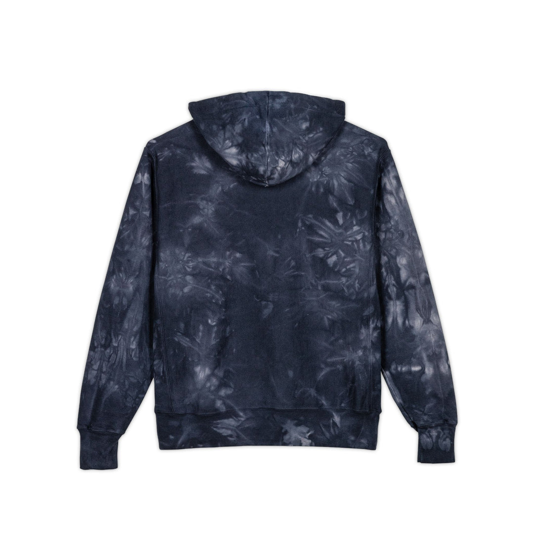 Get Up Show Up Never Give Up Unisex Champion Tie-Dye Hoodie (Embroidery)