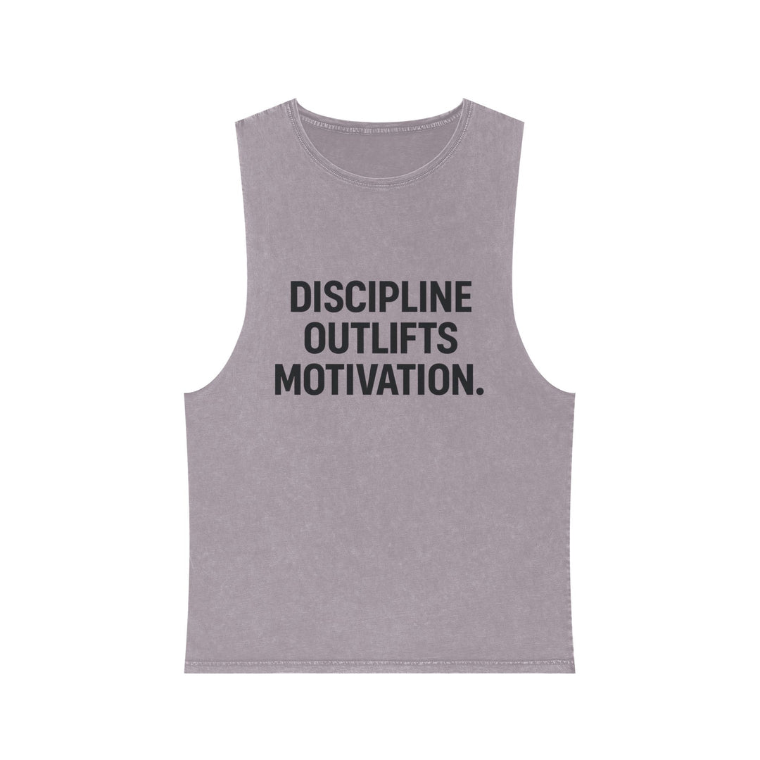 Discipline Outlifts Motivation muscle tank