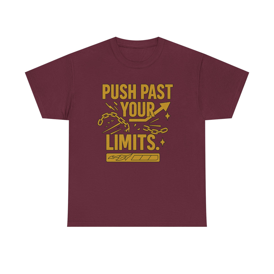 Push Past Your Limits. Unisex Heavy Cotton Tee