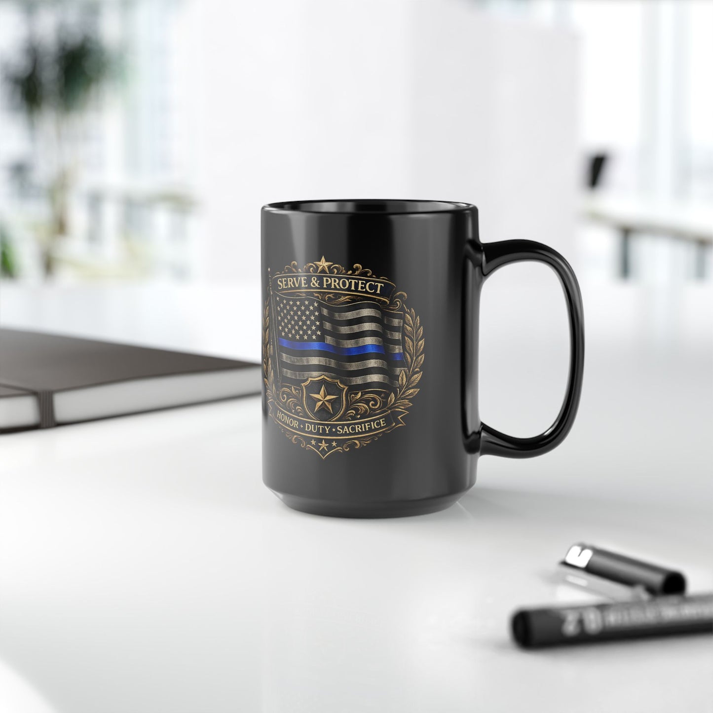 Blue Line Legacy Mug 15oz