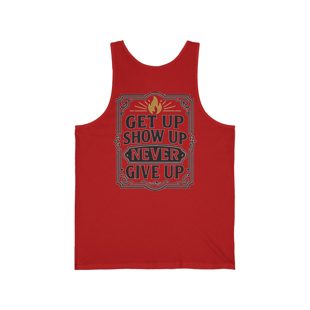 Discipline outlives motivation muscle tank