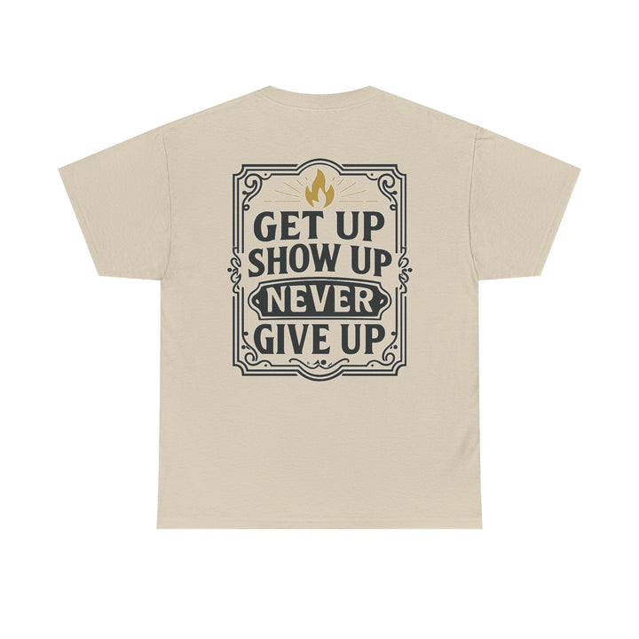 Lift Heavy. Stay Pretty. Outwork Everyone. Unisex Heavy Cotton Tee