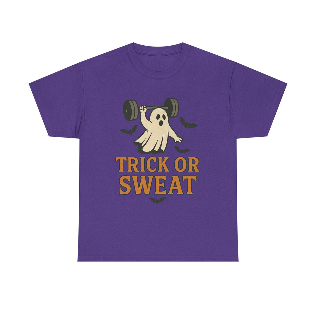 Trick or Sweat. Halloween Unisex Heavy Cotton Tee