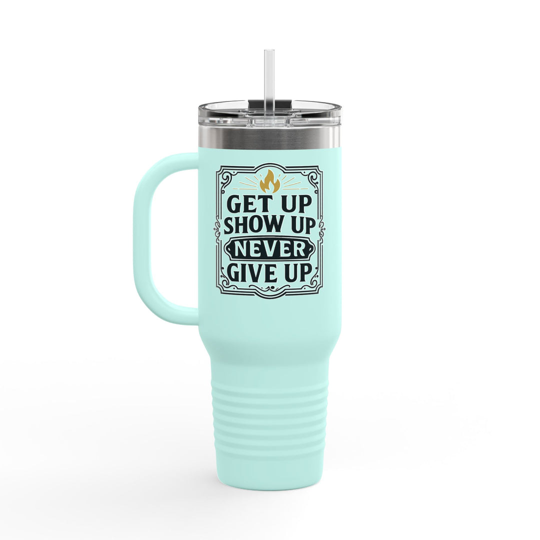 Discipline Outlifts Motivation Insulated Travel Mug, 40oz