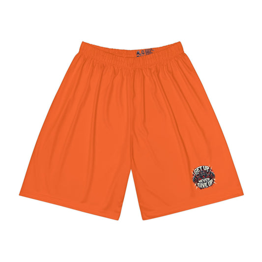 Relentless Performance Men’s Sports Shorts (Orange)