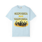 Custom Name Motivational T-Shirt – Can’t Stop. Won’t Stop.