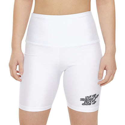 No Limits Performance Shorts – Move Freely, Train Harder (White)