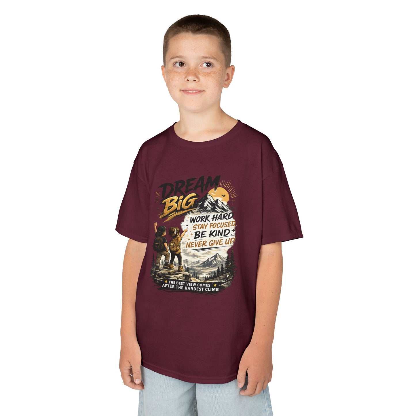 Kids Heavy Cotton™ Motivational T shirt