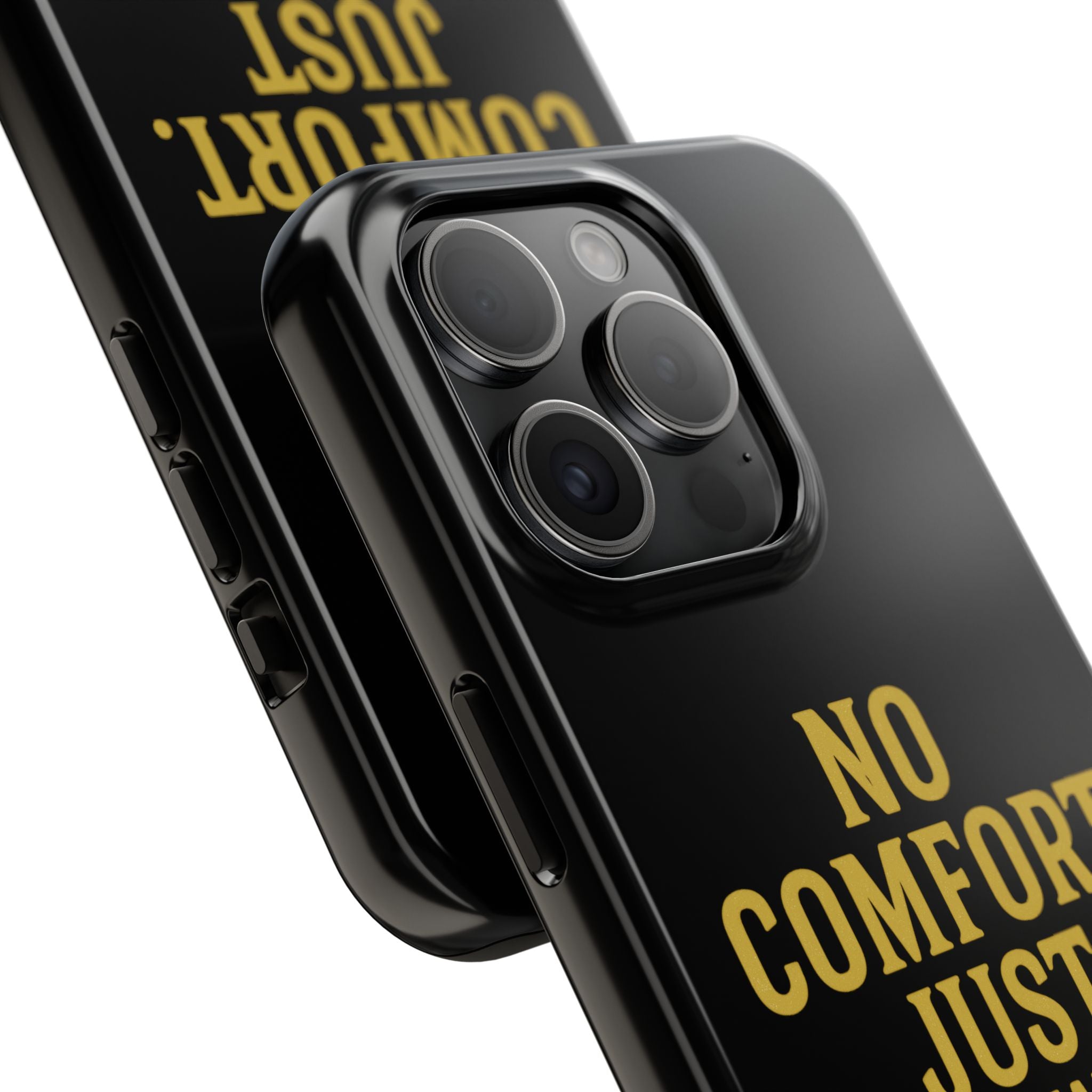 No Comfort. Just Growth.  Tough Phone Case