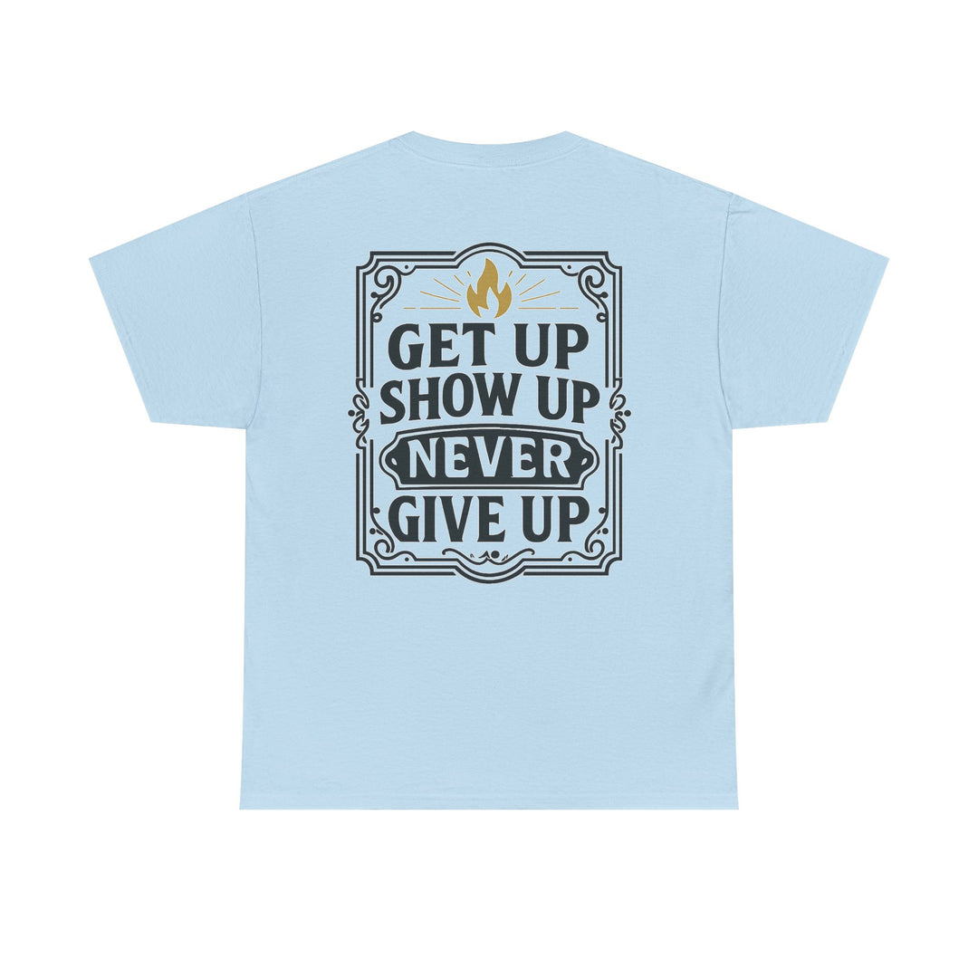 Barbells Over Breakdown. Unisex Heavy Cotton Tee