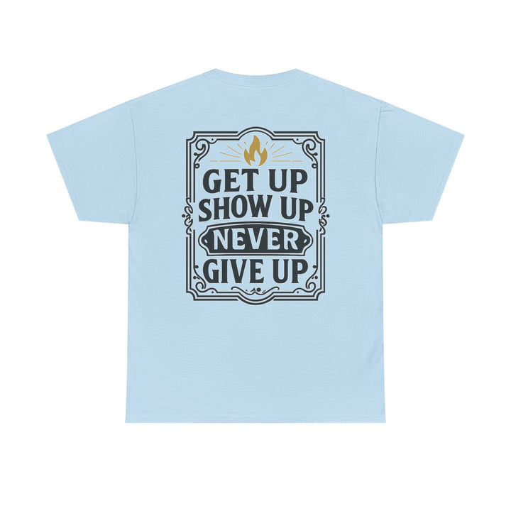 Barbells Over Breakdown. Unisex Heavy Cotton Tee