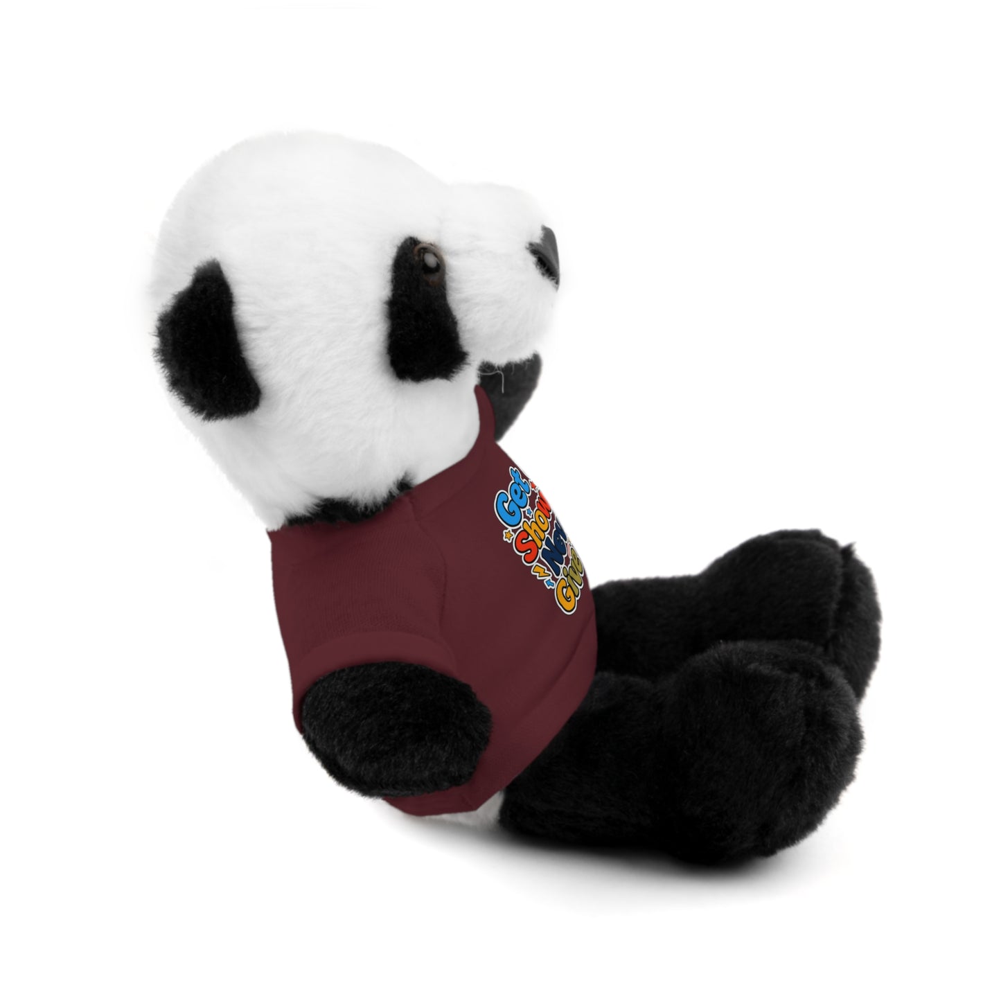 Stuffed Animals with Tee " Get Up Show Up Never Give Up"