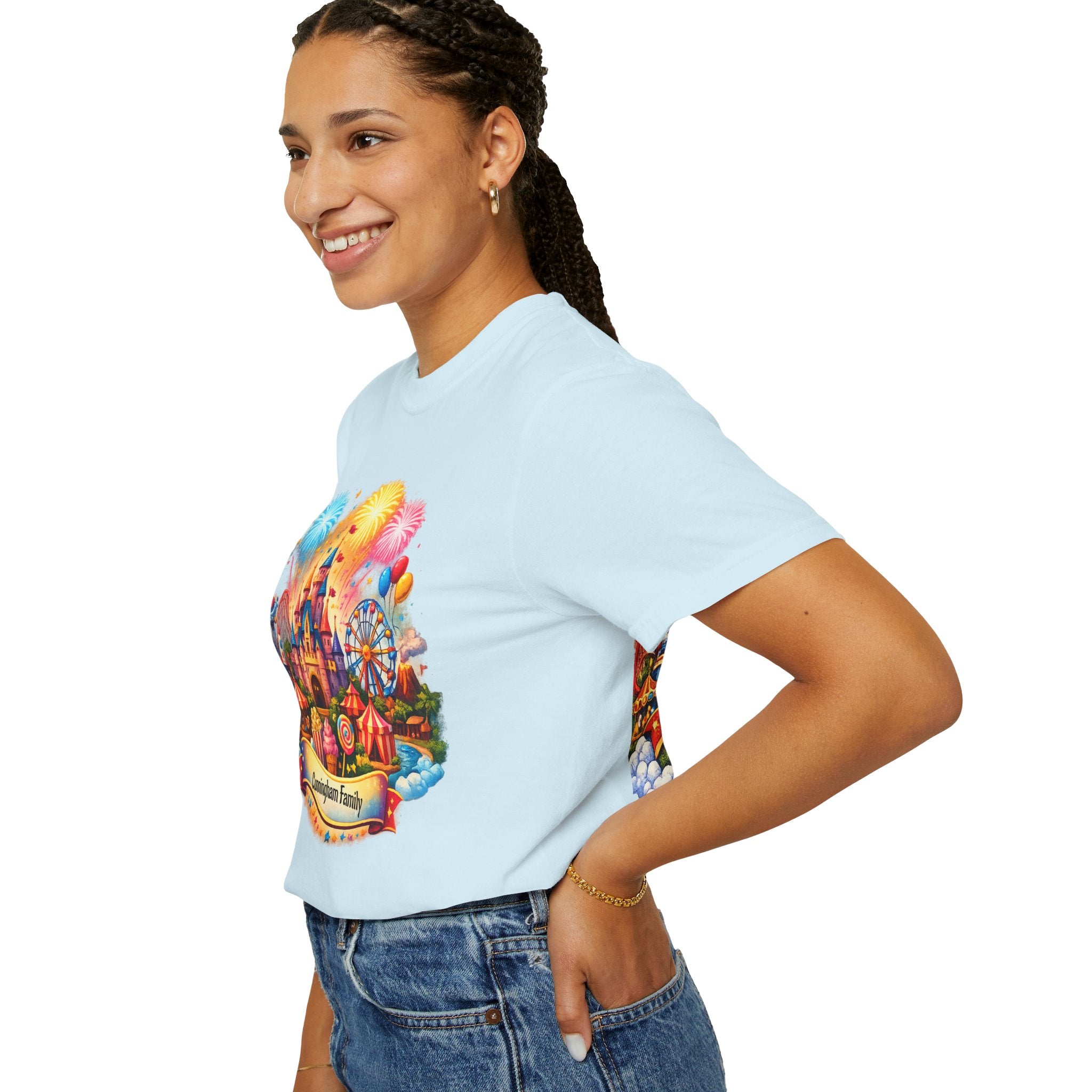 Customizable Name Graphic T-Shirt – for Disney Trips, Theme Park Vacations