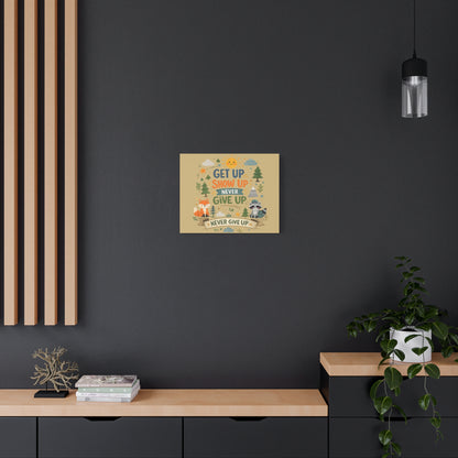 Kids Inspirational Canvas Wall Art – Premium Motivational Canvas Print for Bedroom, Playroom & Nursery Décor