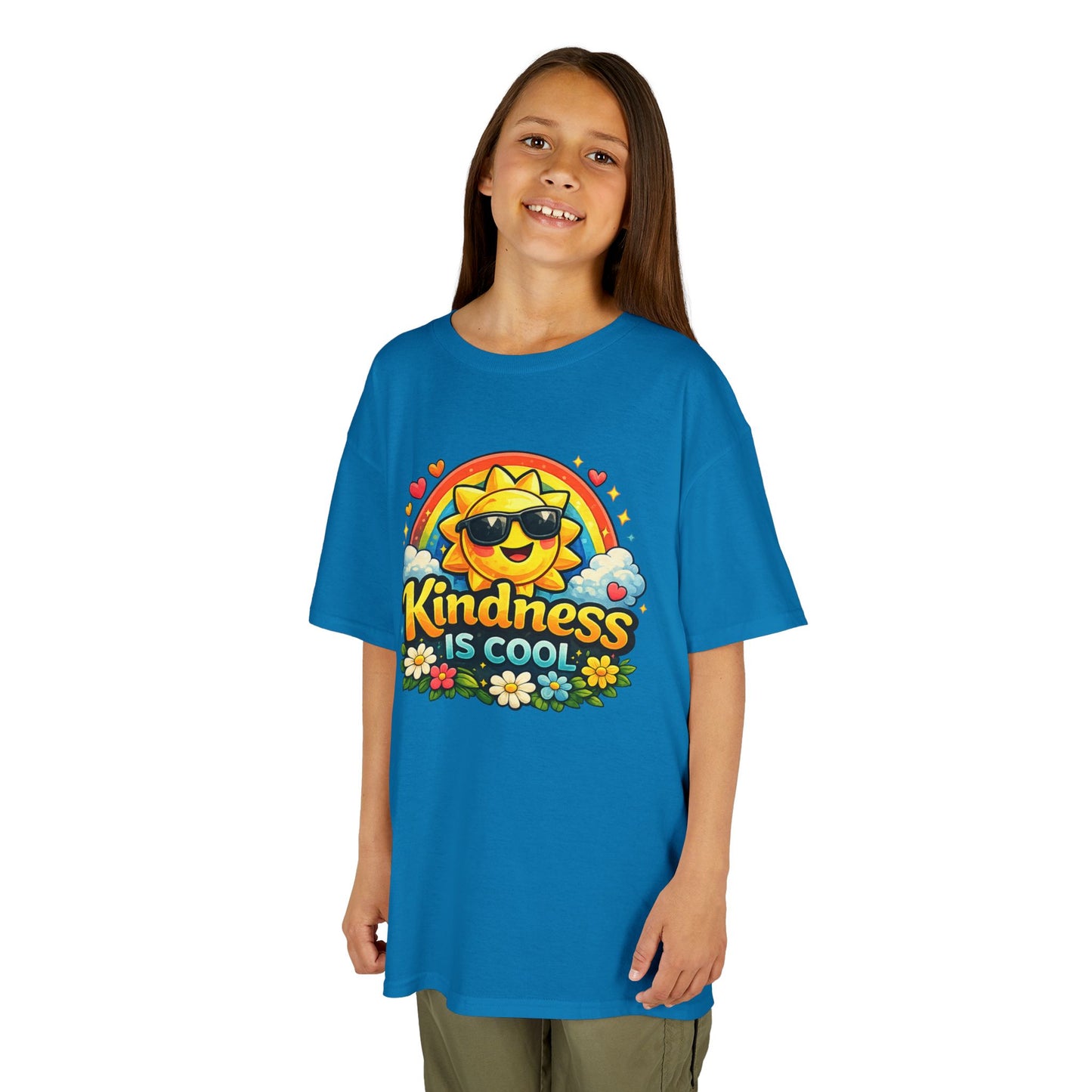 Kids Heavy Cotton™ Tee "Kindness is Cool"
