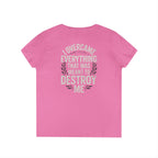 Women's V Neck-Strength in Motion