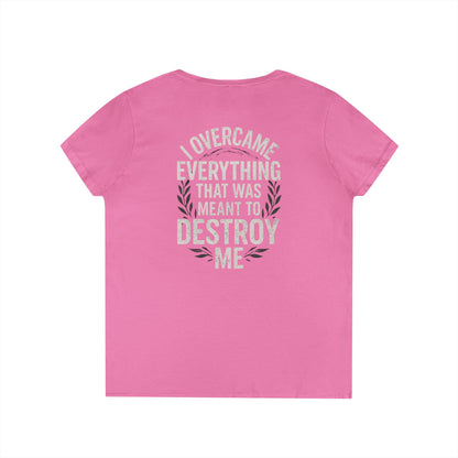 Women's V Neck-Strength in Motion