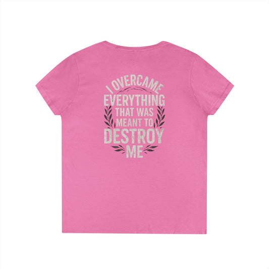 Women's V Neck-Strength in Motion