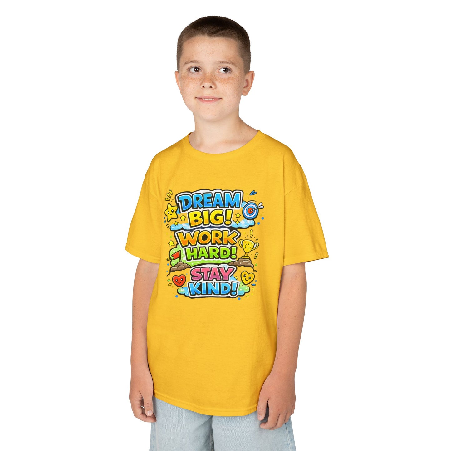 Kids Heavy Cotton™ Motivational Shirt
