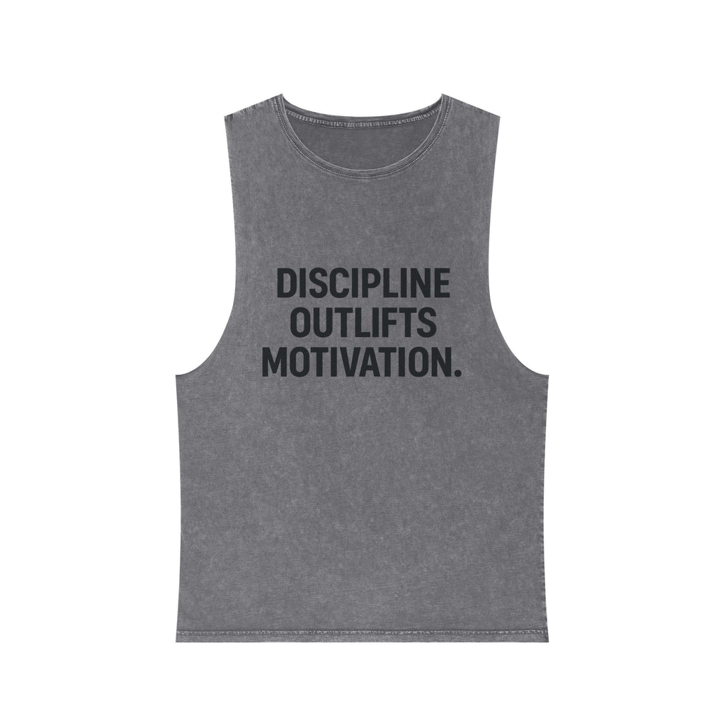 Discipline Outlifts Motivation muscle tank