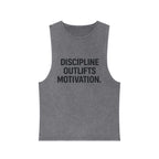 Discipline Outlifts Motivation muscle tank