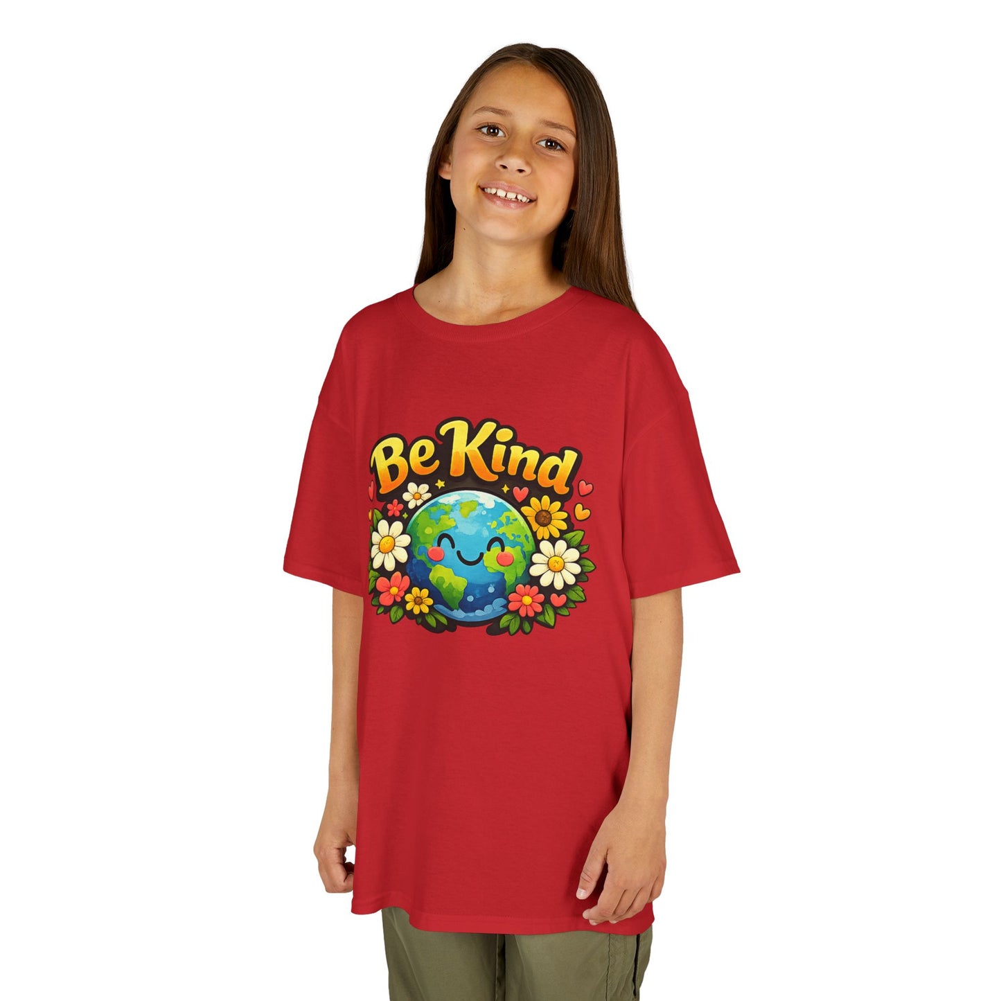 Kids Heavy Cotton™ Tee "Be Kind"