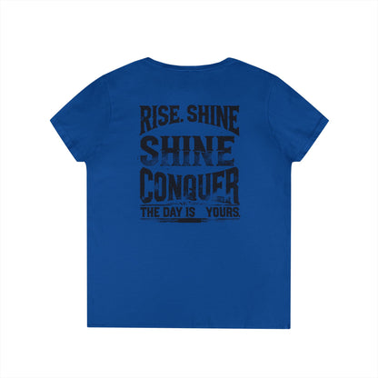 Women's V Neck-Strength in Motion