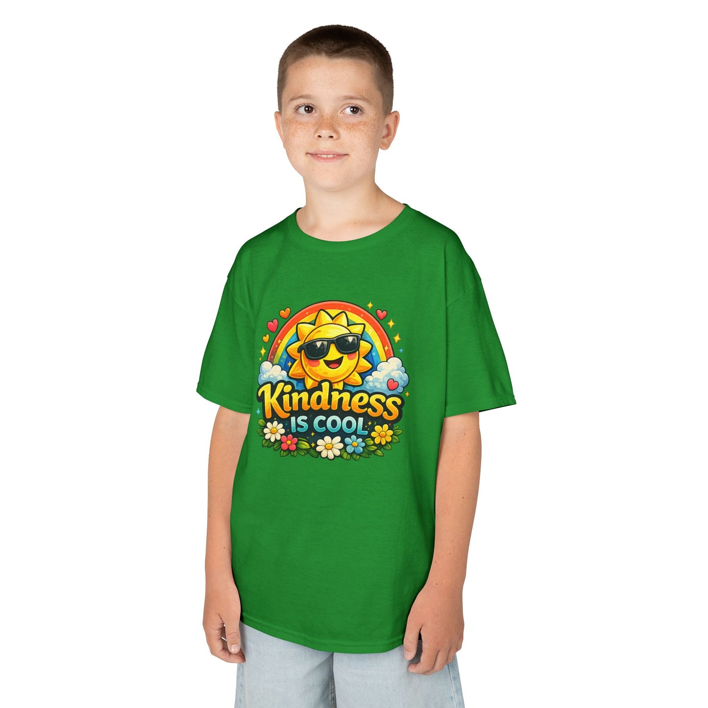 Kids Heavy Cotton™ Tee "Kindness is Cool"