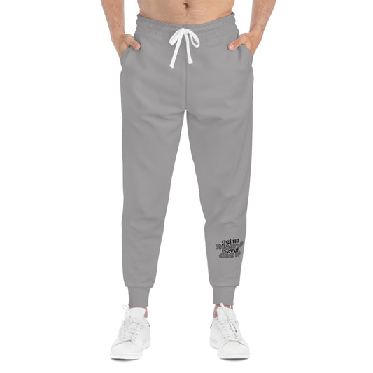 Elite Motivational UNISEX Joggers – Achieve in Comfort & Style (Sport Grey)