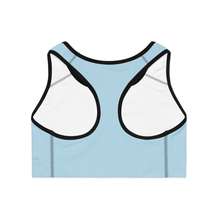 No Excuses Sports Bra – Train Hard, Stay Supported (Light Blue)
