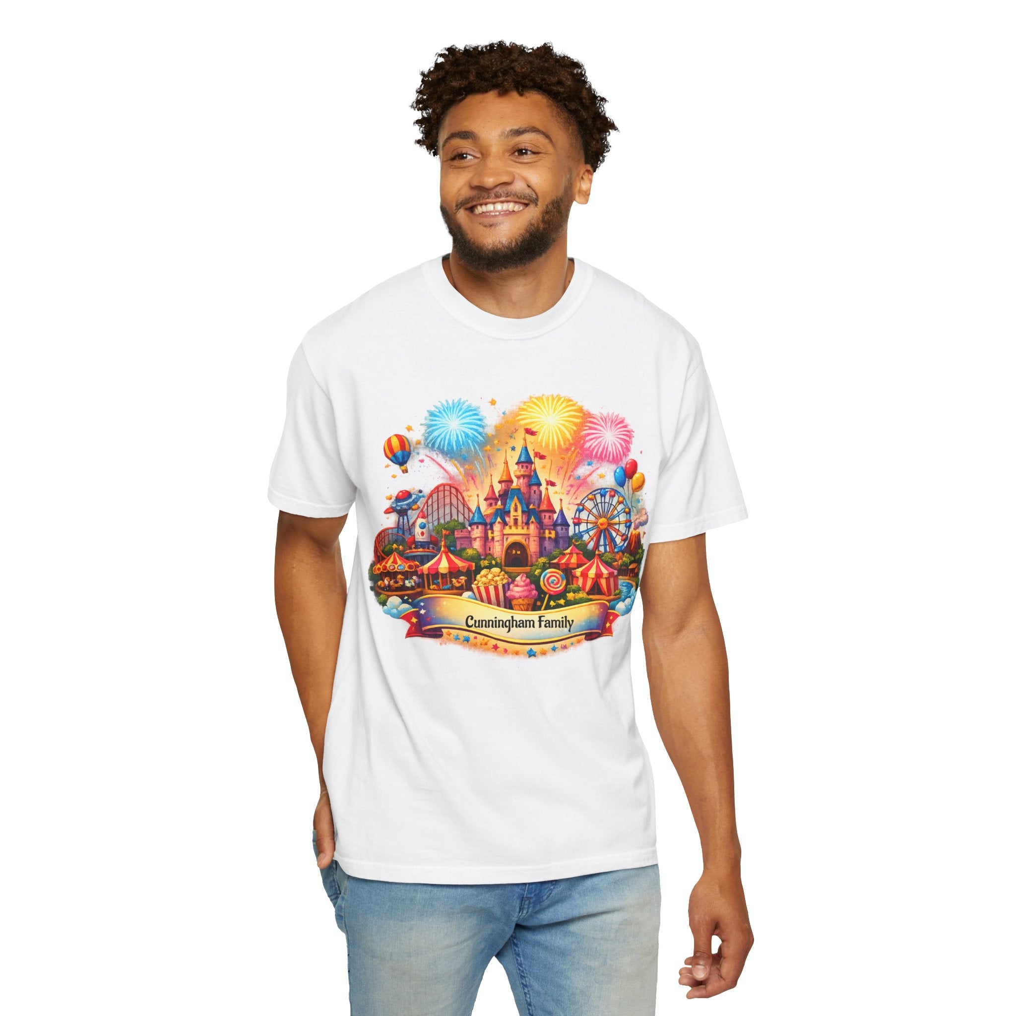 Customizable Name Graphic T-Shirt – for Disney Trips, Theme Park Vacations